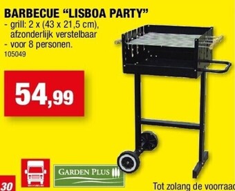Hubo Barbecue “lisboa party” aanbieding