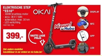 Hubo Elektrische step “es10” aanbieding