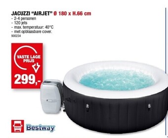 Hubo Jacuzzi “airjet” ø 180 x h.66 cm aanbieding