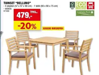 Hubo Tuinset “belluno” aanbieding