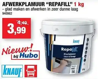 Afwerkplamuur repafill 1 KG