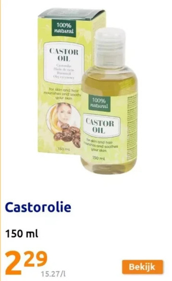 Action Castorolie 150 ml aanbieding