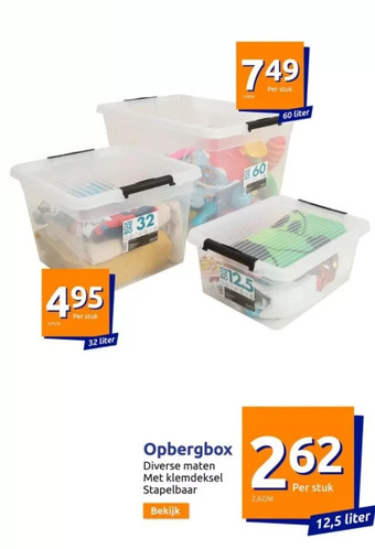 Action Opbergbox aanbieding