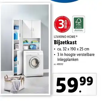 Lidl LIVARNO HOMEⓇ Bijzetkast ca. 32 x 190 x 25 cm aanbieding