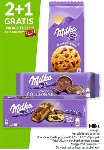 Intermarché Milka aanbieding