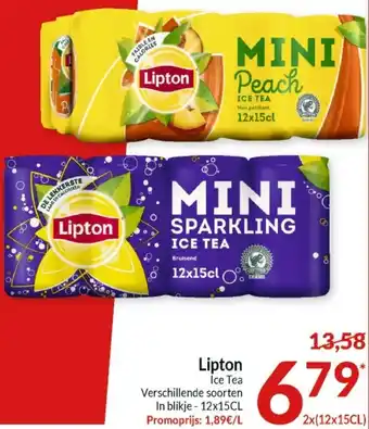 Intermarché Lipton 15cl aanbieding