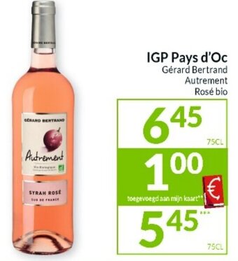 Intermarché IGP Pays d'Oc aanbieding