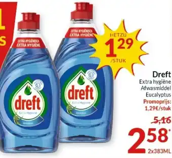 Intermarché Dreft 383ml aanbieding