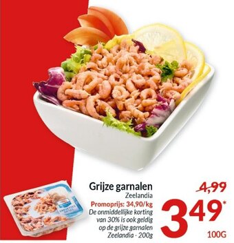 Intermarché Grijze garnalen 100g aanbieding