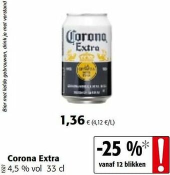 Colruyt Corona extra aanbieding
