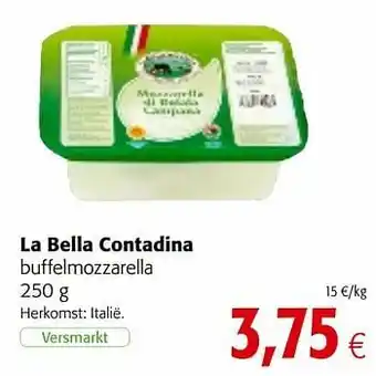 Colruyt La bella contadina buffelmozzarella aanbieding