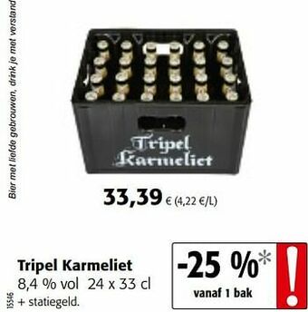Colruyt Tripel karmeliet aanbieding