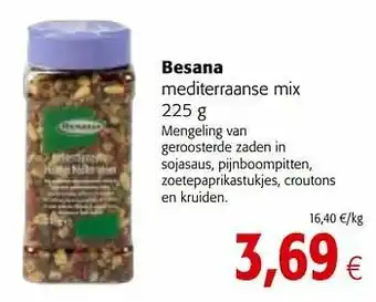 Colruyt Besana mediterraanse mix aanbieding
