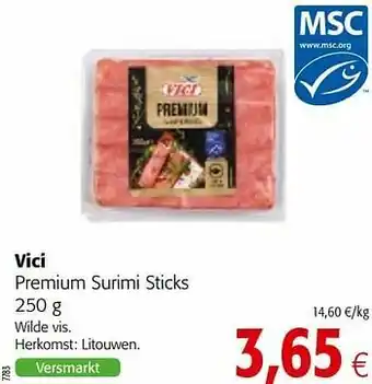 Colruyt Vici premium surimi sticks aanbieding