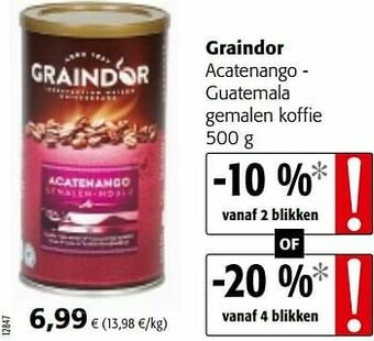 Colruyt Graindor acatenango - guatemala gemalen koffie aanbieding