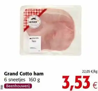 Colruyt Grand cotto ham aanbieding