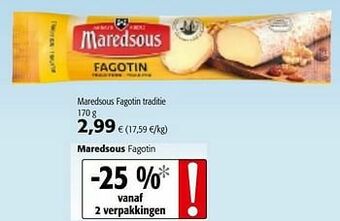 Colruyt Maredsous fagotin traditie aanbieding
