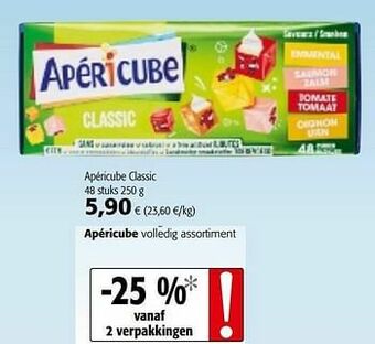 Colruyt Apéricube classic aanbieding