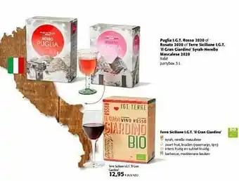 Colruyt Terre siciliane i.g.t. il gran giardino aanbieding