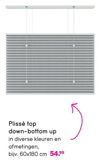Leen Bakker Plisse top down-bottom up aanbieding