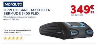 Opplooibare dakkoffer bermude 5400 flex