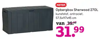 Leen Bakker Opbergbox sherwood 270L aanbieding