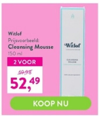 Cleansing mousse 150 ml