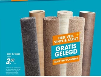 Kwantum Vinyl & tapijt aanbieding