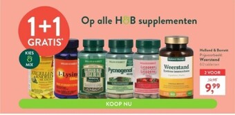 Holland & Barrett Weerstand 60 tabletten aanbieding