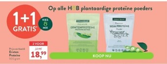 Holland & Barrett Erwten proteine 500 gram aanbieding