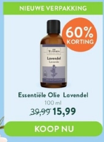 Holland & Barrett Essentièle olie lavendel 100 ml aanbieding