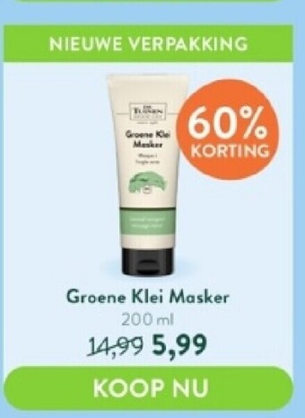 Holland & Barrett Groene klei masker 200 ml aanbieding