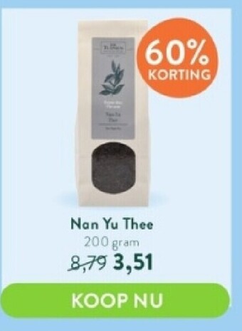 Holland & Barrett Nan yu thee 200 gram aanbieding