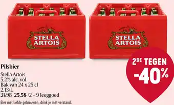 Delhaize Stella Artois Pilsbier 5.2% alc. vol. aanbieding