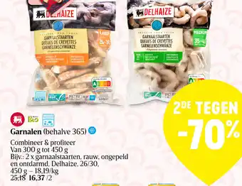 Delhaize Garnalen (behalve 365) * aanbieding