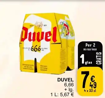 Cora Duvel 6,66 4 x 33cl aanbieding