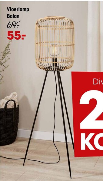 Kwantum Vloerlamp Balan aanbieding
