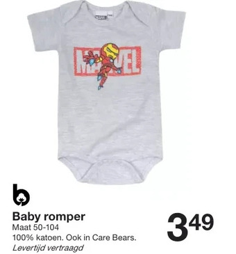 Zeeman Baby romper aanbieding