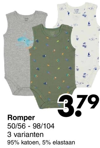 Wibra Romper aanbieding