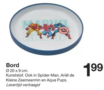 Zeeman Bord aanbieding