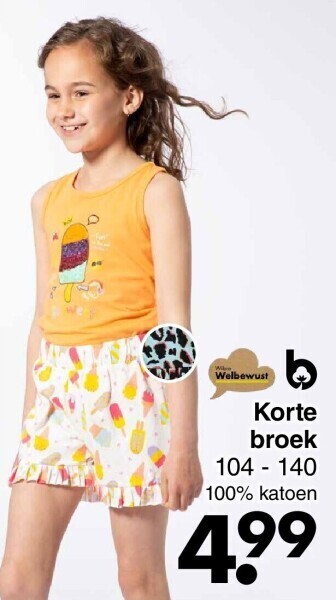 Wibra Korte broek aanbieding