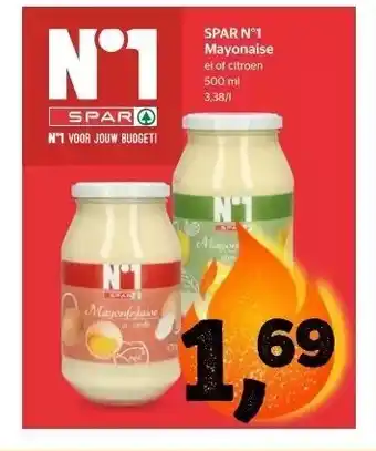 Spar Spar n°1 mayonaise el of citroen 500 mi aanbieding