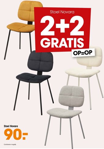 Kwantum Stoel Novara aanbieding