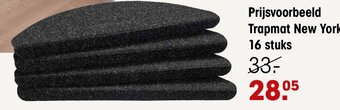 Kwantum Prijsvoorbeeld Trapmat New York 16 stuks aanbieding