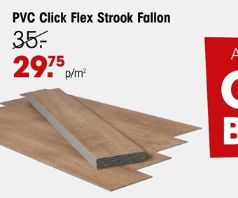 Kwantum PVC Click Flex Strook Fallon aanbieding