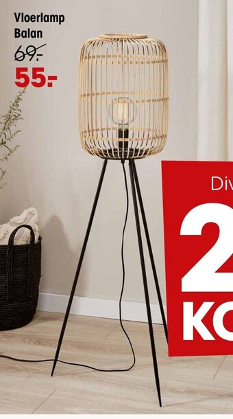 Kwantum Vloerlamp Balan aanbieding