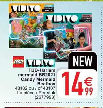 Cora TBD-Harlem mermaid BB2021 Candy Mermaid Beatbox aanbieding