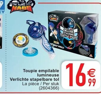 Toupie empilable lumineuse Verlichte stapelbare tol
