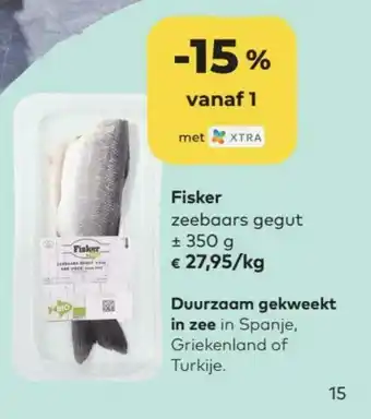Bio Planet Fisker zeebaars gegut 350g aanbieding