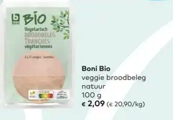 Bio Planet Boni Bio veggie broodbeleg natuur 100g aanbieding